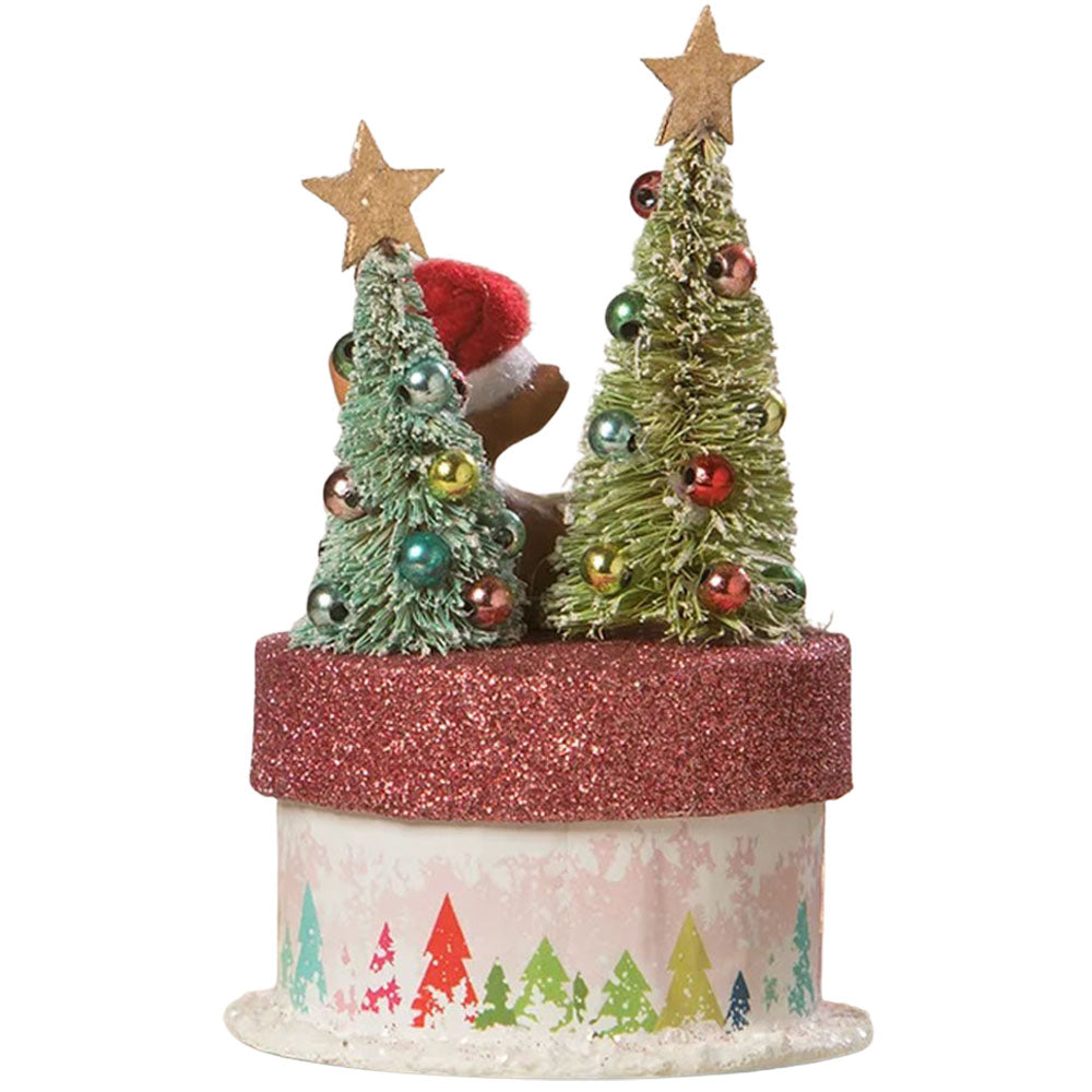 Merry & Bright Deer on Box - Thumbnail 3