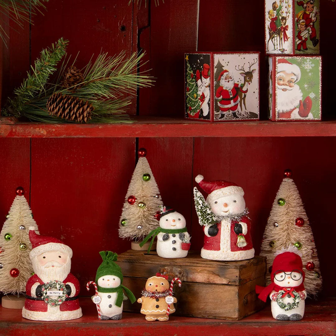 Cuddle Decor - Michelle Allen for Bethany Lowe Jolly Top Hat Snowboy 6
