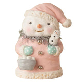 Cuddle Decor - Michelle Allen for Bethany Lowe Pretty in Pink Snowgirl 1