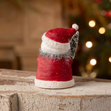 Cuddle Decor - Michelle Allen for Bethany Lowe Snowman in Santa Suit 4