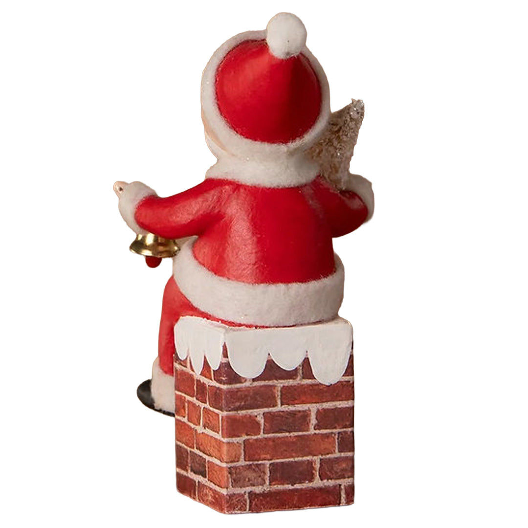 Cuddle Decor - Michelle Lauritsen for Bethany Lowe Santa on Chimney 2