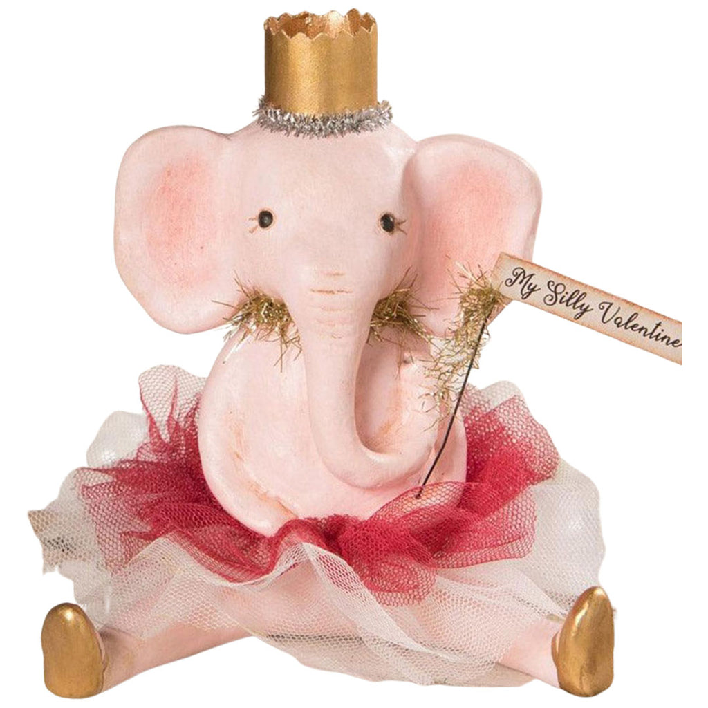 My Silly Elephant Valentine Figurine and Collectibles Bethany Lowe