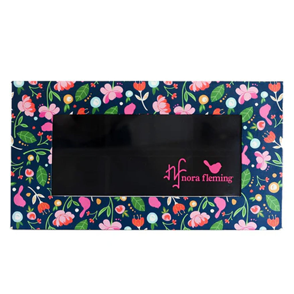 Nora Fleming Signature Floral 6 Section Keepsake Box -Small Info D