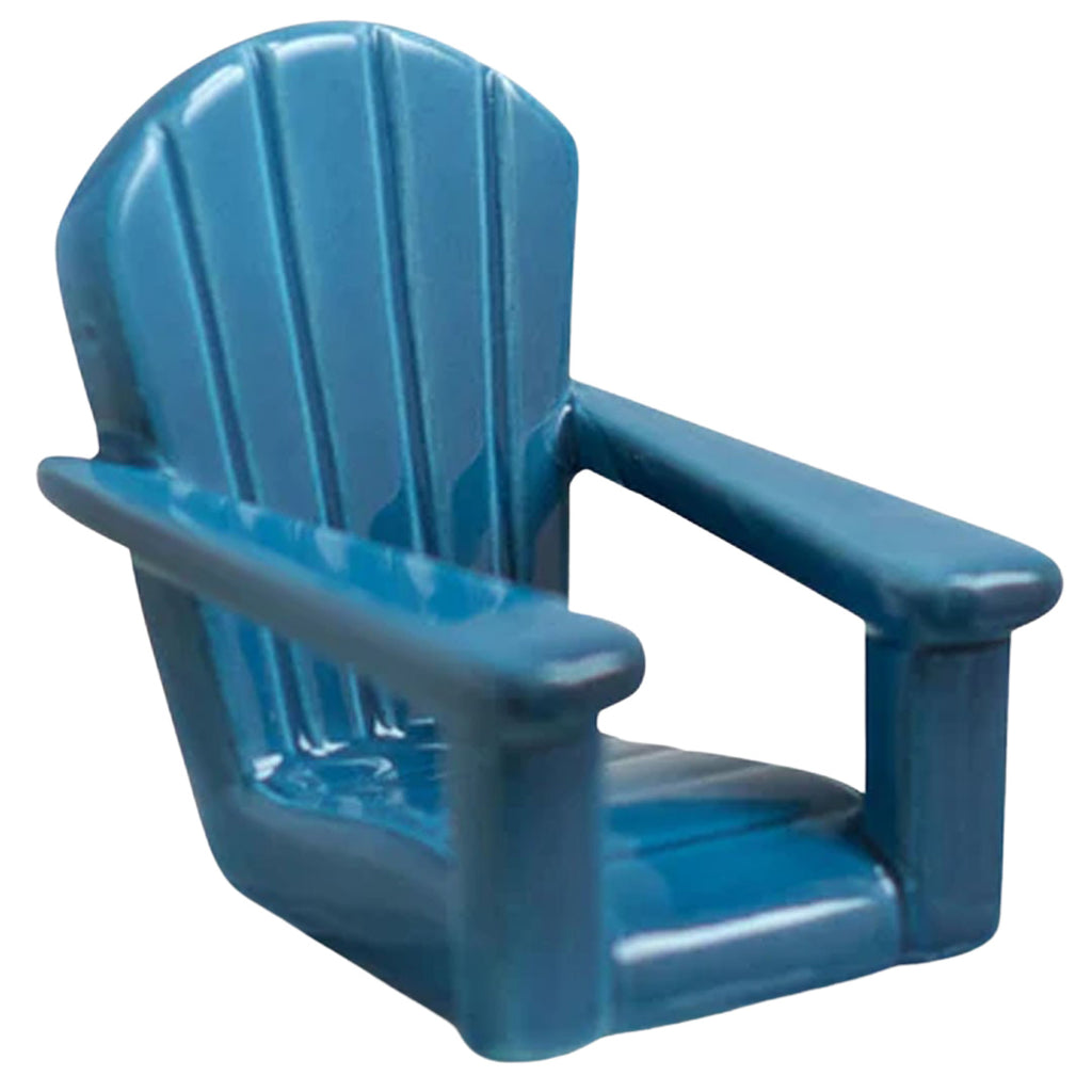 Nora Fleming Blue Adirondack Chair Mini 