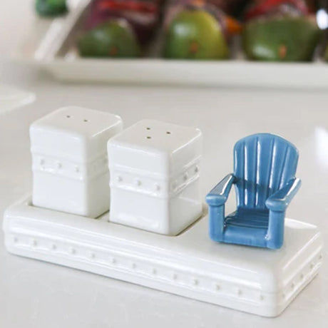 Nora Fleming Blue Adirondack Chair Mini lifestyle 1