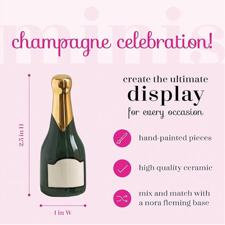 nora fleming champagne  bottle info