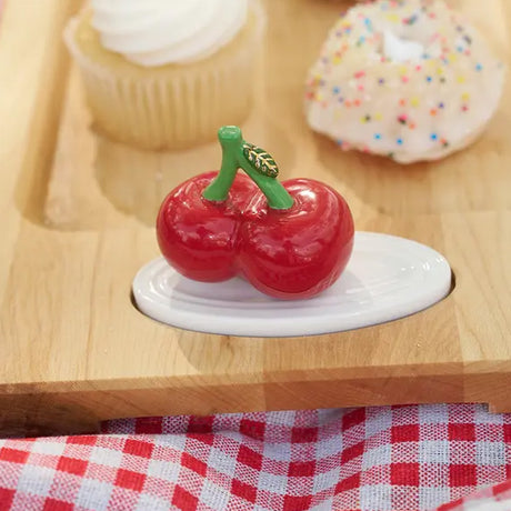 Cuddle Decor Nora Fleming cheery cherries (two cherries)