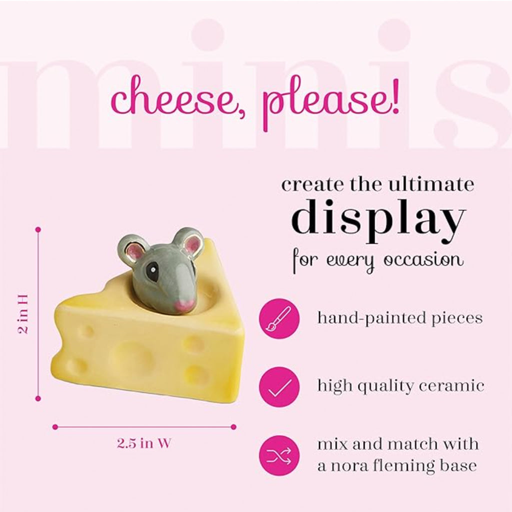 Nora Fleming Cheese and Mouse Mini  instruction