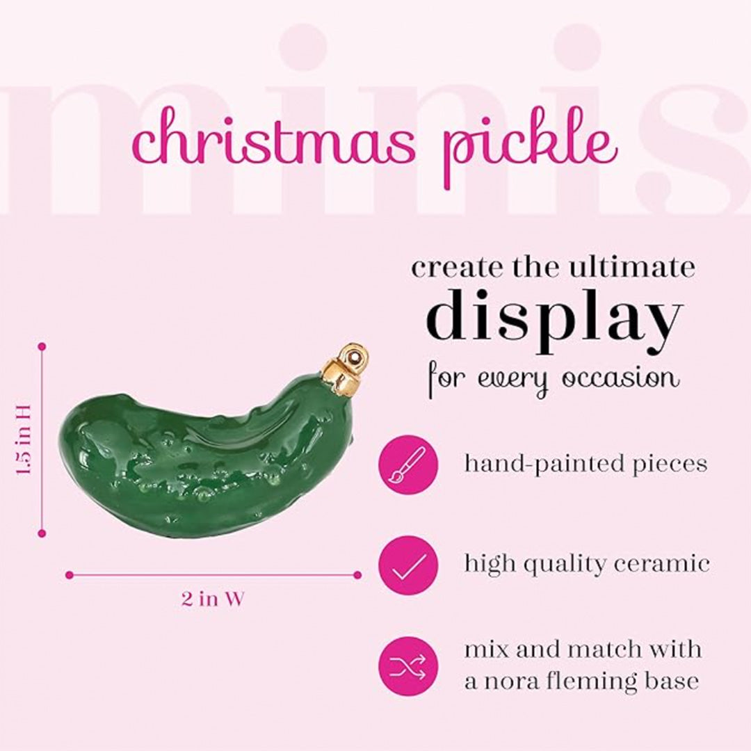 nora fleming Christmas pickle info