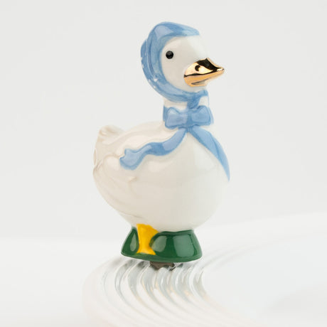 Nora Fleming porch pal (concrete goose/80s goose) 2