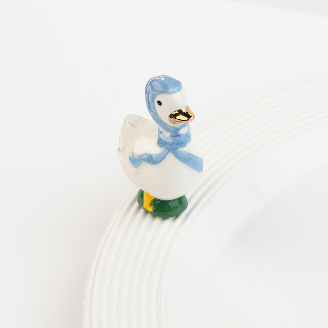 Nora Fleming porch pal (concrete goose/80s goose) 4