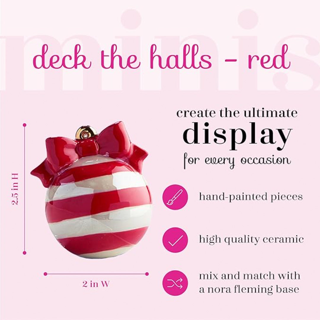 Nora Fleming Red Ornament Mini  instruction