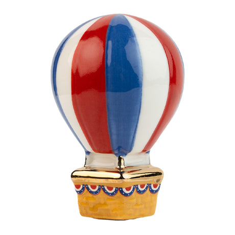 Cuddle Decor Nora Fleming red, white, and balloon (hot air balloon)