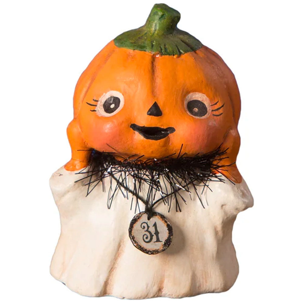 Oct 31st Pumpkinhead Halloween Figurine by Michelle Allen front