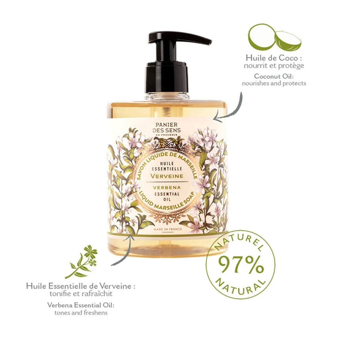 Cuddle Decor Liquid Marseille Soap - Energizing Verbena by PANIER DES SENS 8
