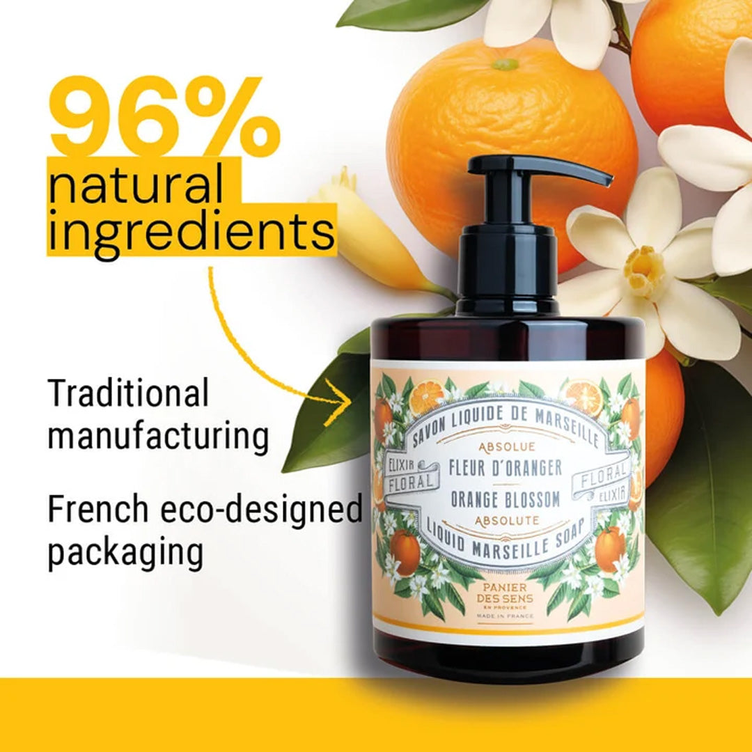 Cuddle Decor Liquid Marseille Soap - Orange Blossom by PANIER DES SENS 4