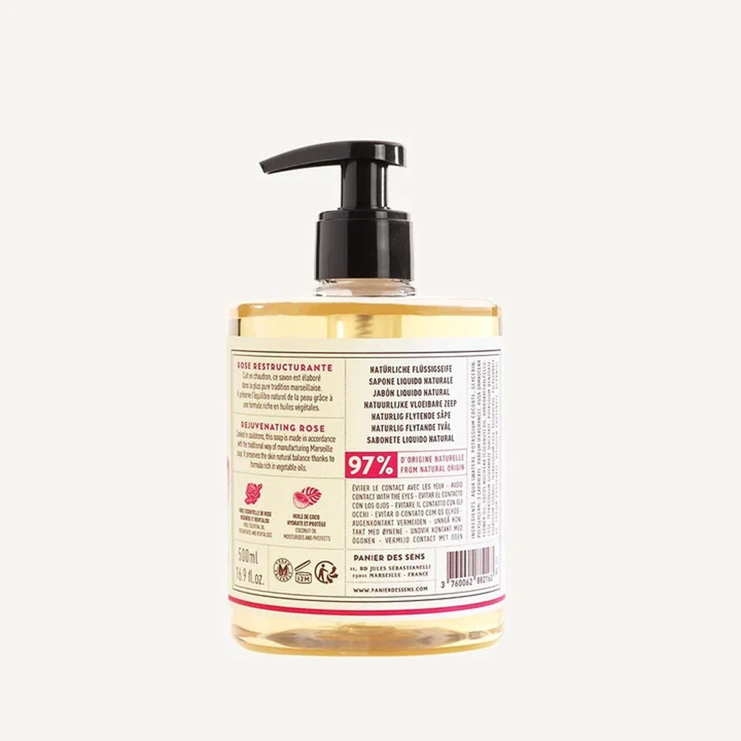 Cuddle Decor Liquid Marseille Soap - Rejuvenating Rose by PANIER DES SENS 10