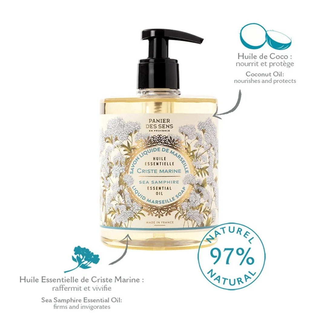 Cuddle Decor Liquid Marseille Soap - Sea Samphire by PANIER DES SENS 6