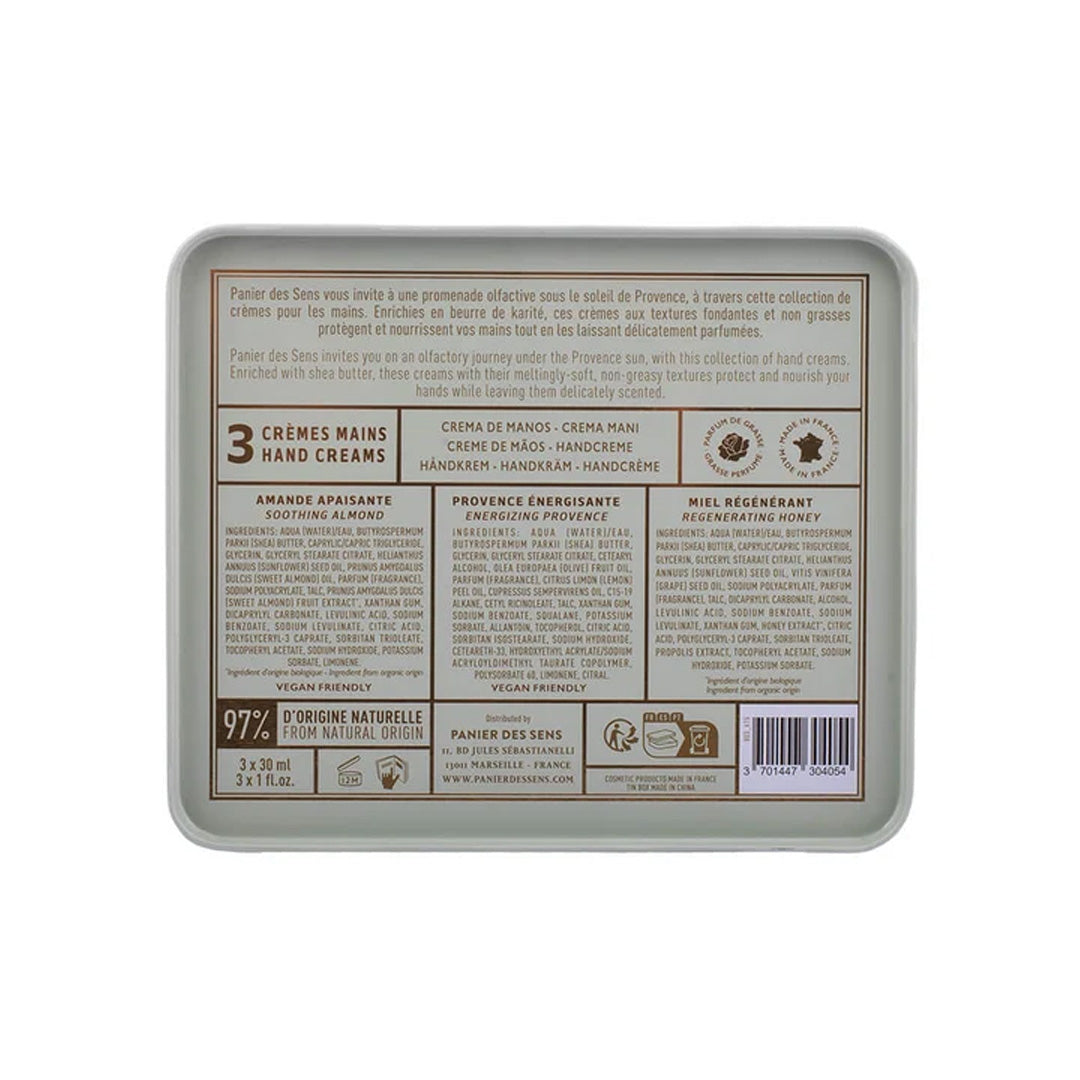 Cuddle Decor Hand Care Gift Set - Honey, Almond, and Provence by PANIER DES SENS 4