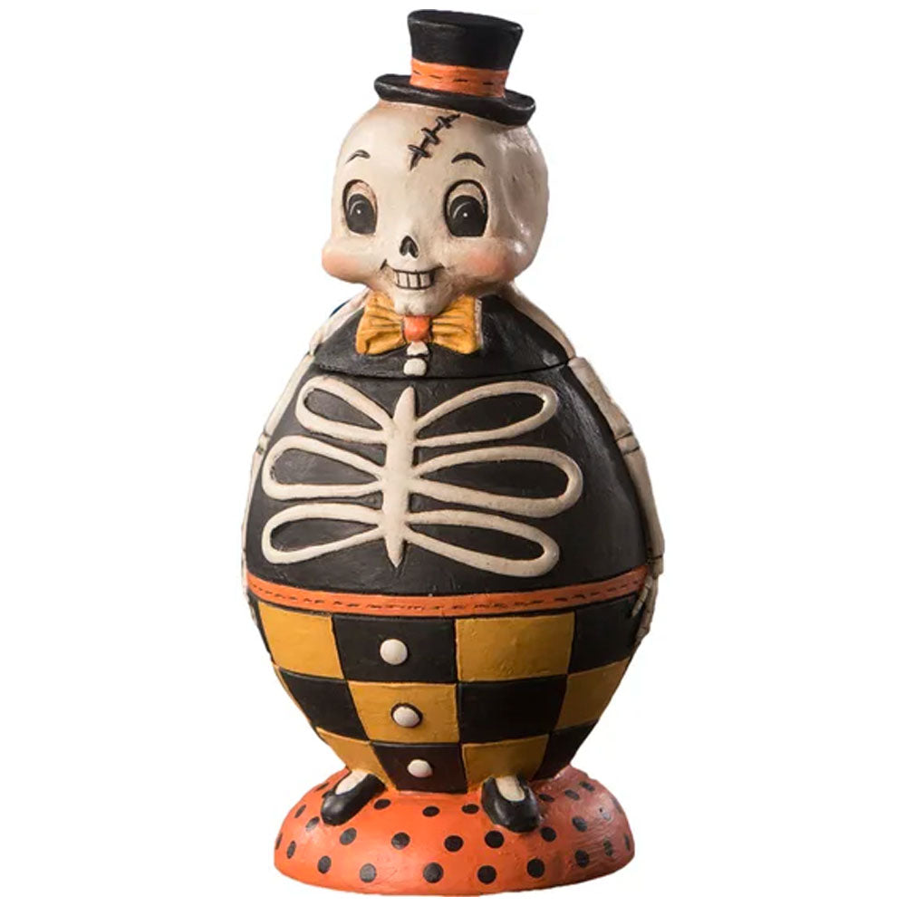 Silly Bones Spooks Jar Folk Art Figurine by Johanna Parker