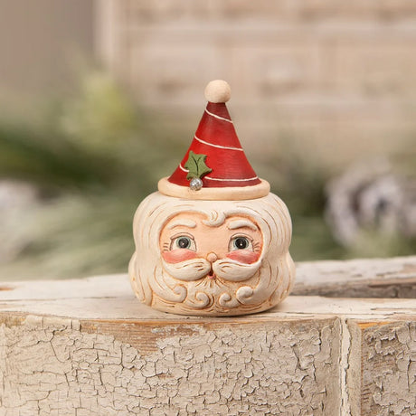 Johanna Parker for Bethany Lowe St. Nick Hollow Head Container front