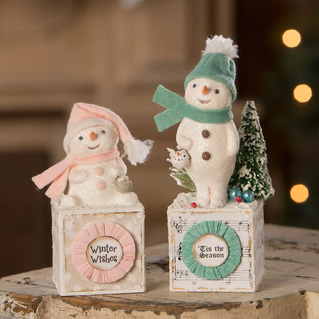 Michelle Allen for Bethany Lowe Winter Wishes Snowgirl set