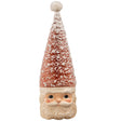 Bethany Lowe Tree Santa Pastel Pink white front