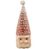 Bethany Lowe Tree Santa Pastel Pink white front