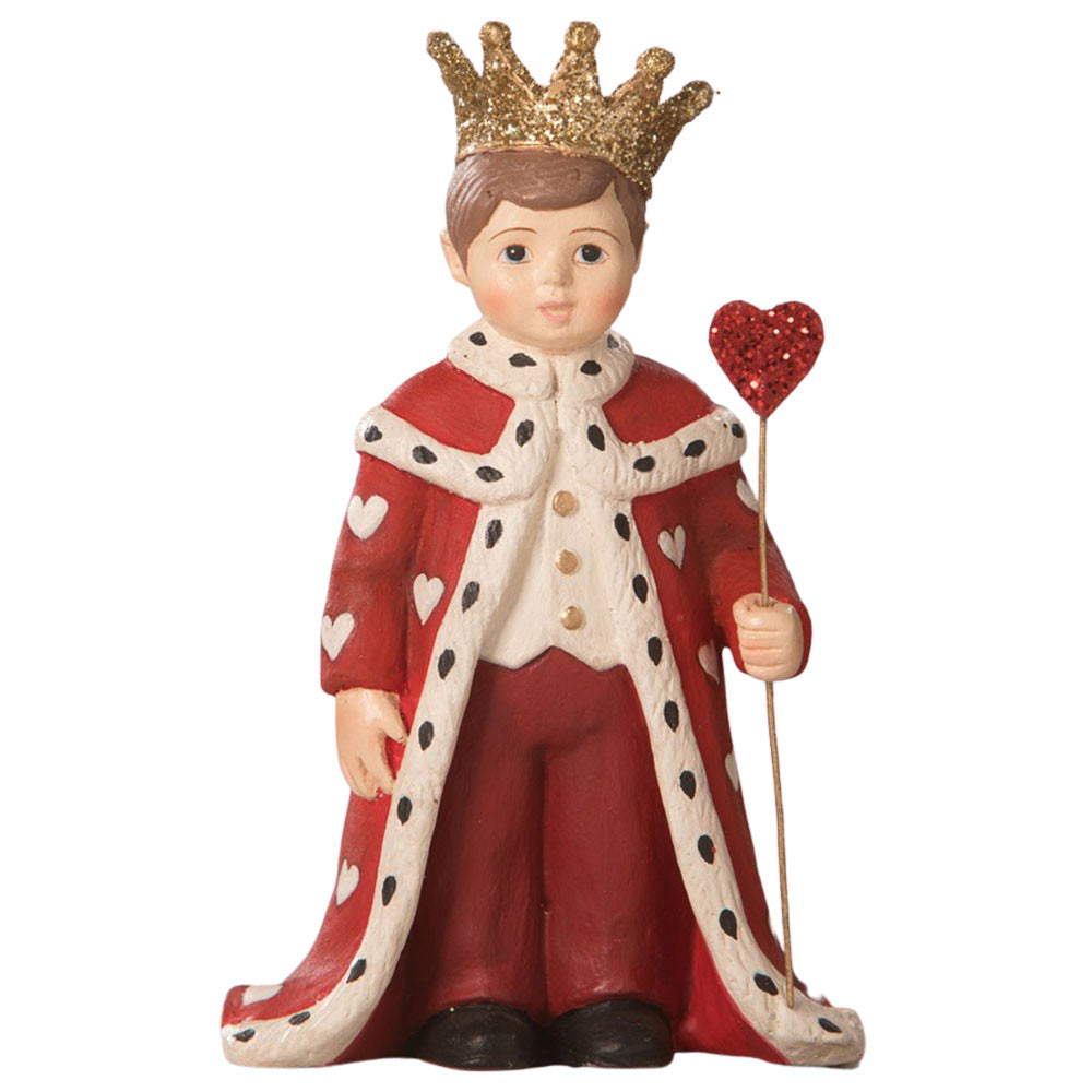 King of Hearts Boy Valentine Figurine by Bethany Lowe Designs