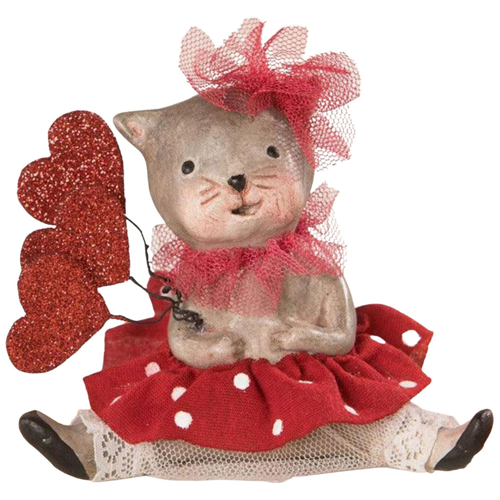 Valentine Calico Kitty by Raggedy Pants Designs for Bethany Lowe