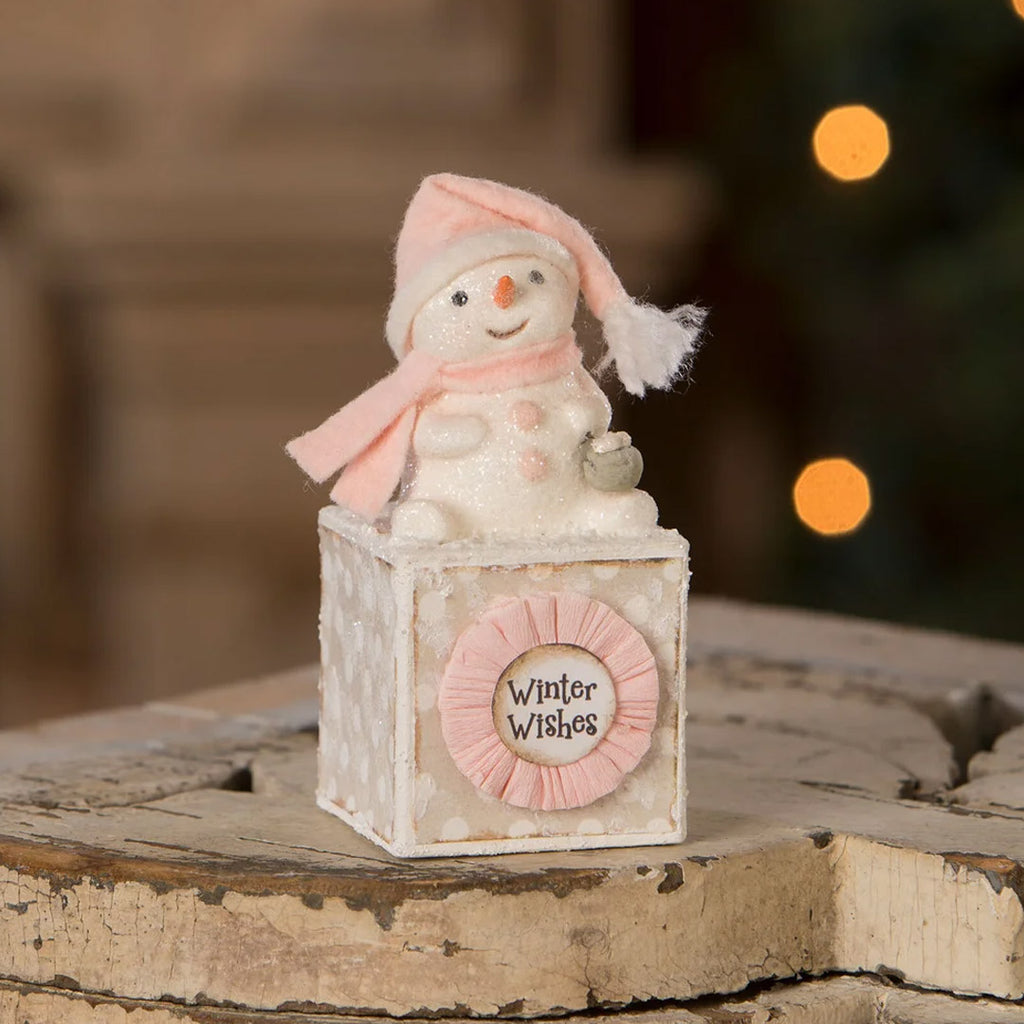 Michelle Allen for Bethany Lowe Winter Wishes Snowgirl front