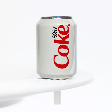 Nora Fleming Diet Coke® can (coke can) on the plate