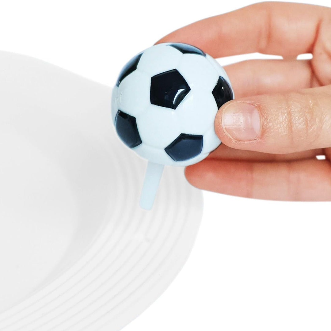 Cuddle Decor nora fleming kickin it soccer ball close up