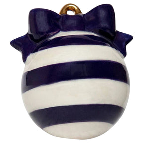 nora fleming deck the halls - blue ornament front