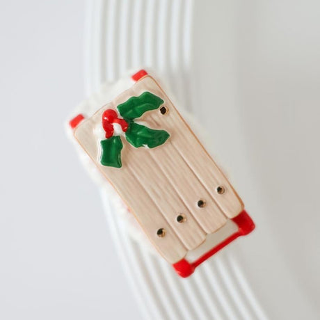 nora fleming ho ho whoa Vintage Sled front