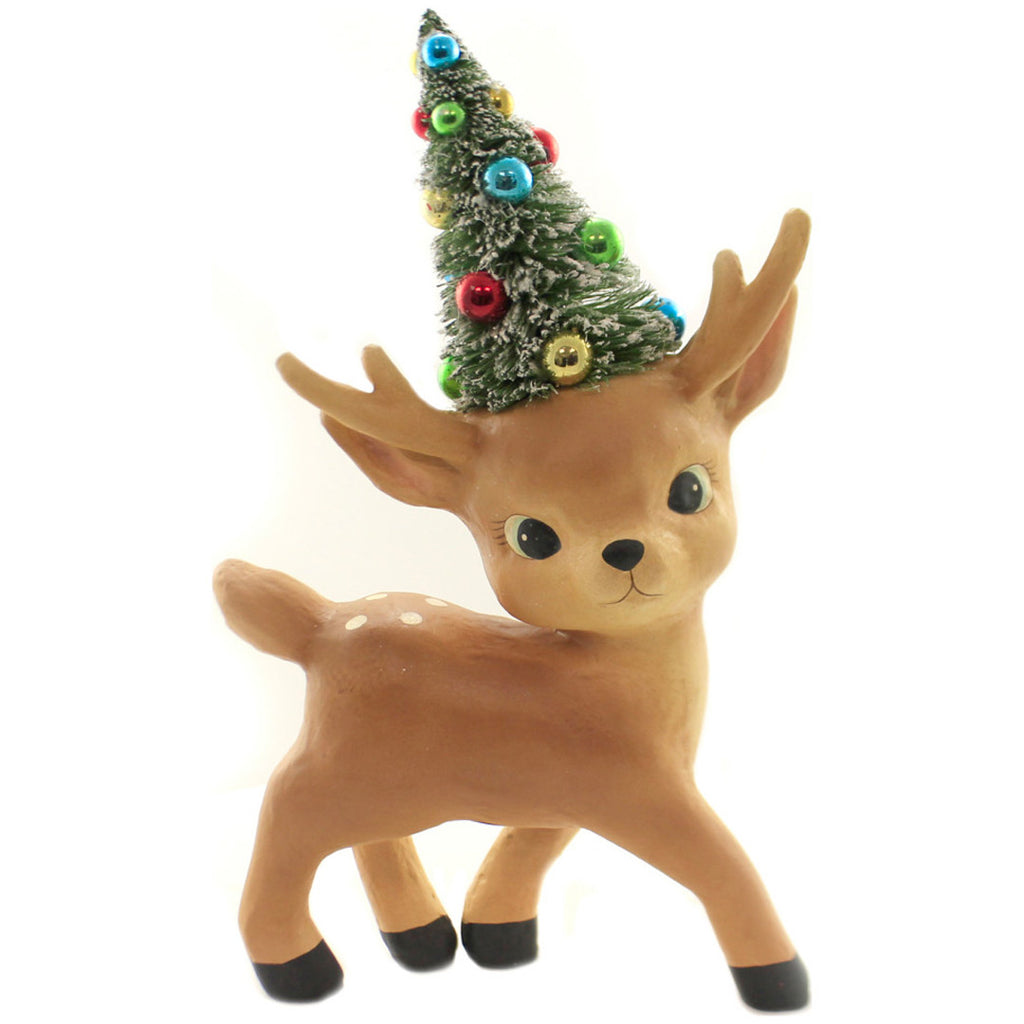 Merry & Bright Standing Reindeer front