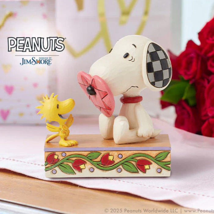 Cuddle Decor Jim Shore Valentine's Day Peanuts Collection