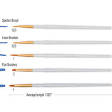 FolkArt Detail Brush - Set of 10 close up