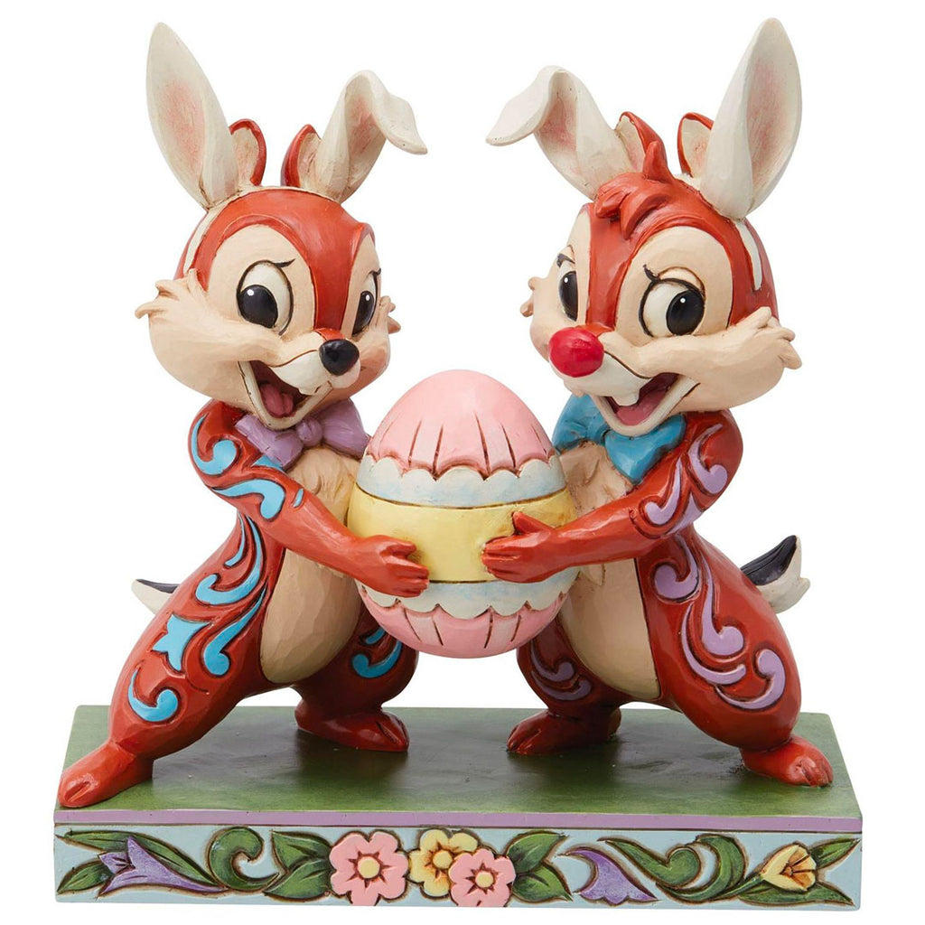 Jim Shore Chip 'n Dale Easter 5.51" front