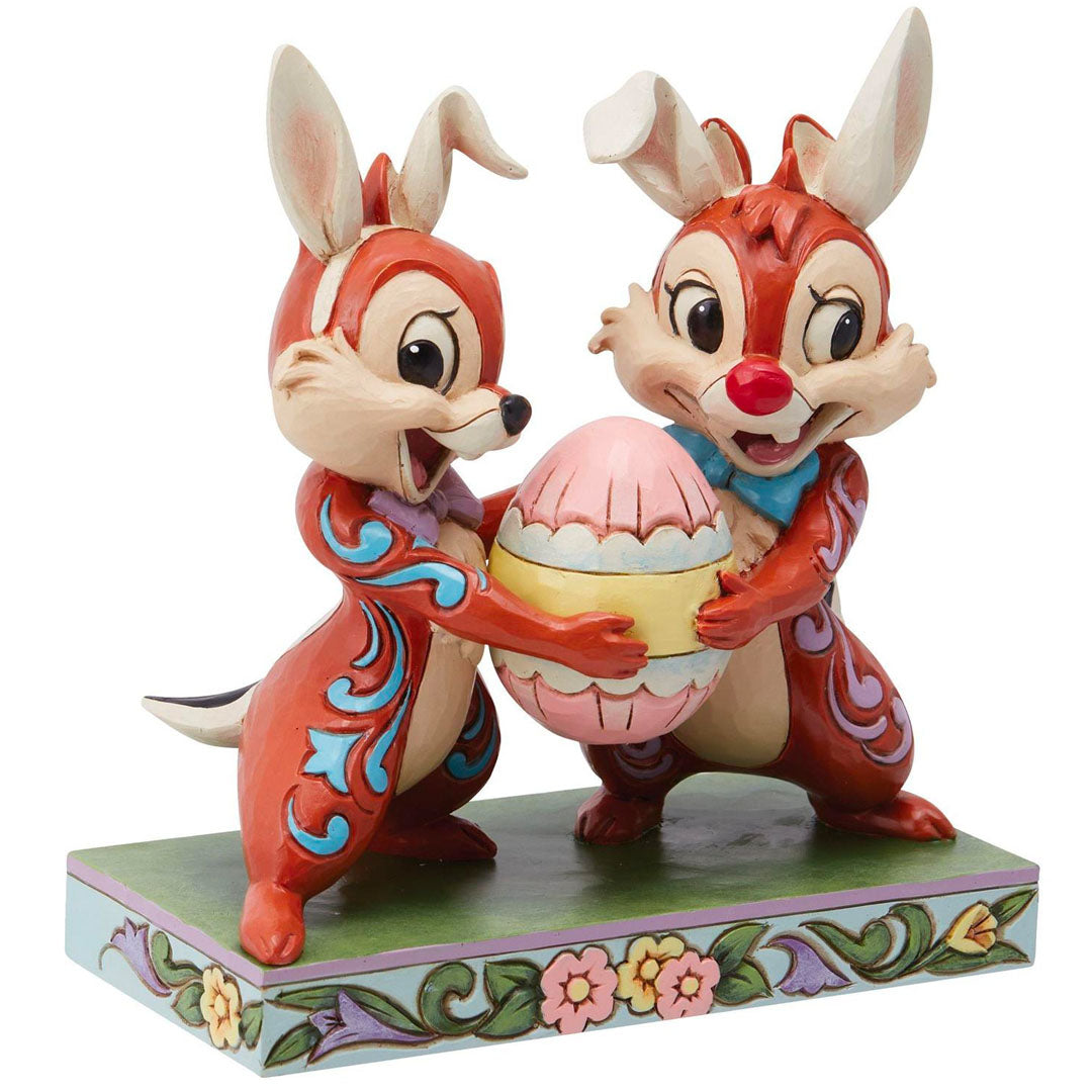 Jim Shore Chip 'n Dale Easter 5.51" side