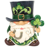 Jim Shore Leprechaun Top Hat Figurine 5" front