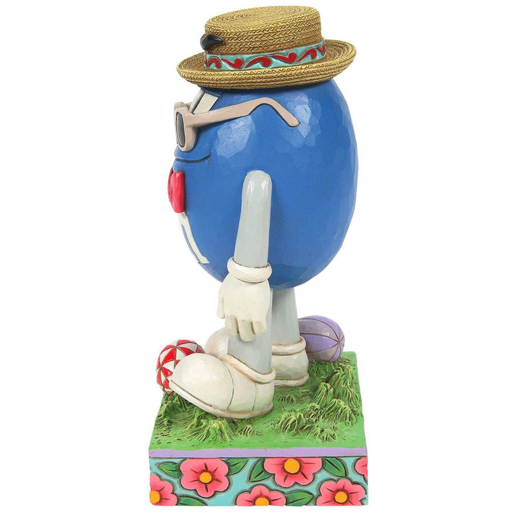 Jim Shore M&M'S Blue Character with Bowtie 6.3" side