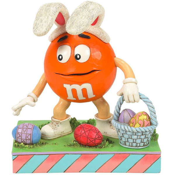 M&M's オレンジキャラクター サインボード付きバンク Orange M&M is now a Gen Z icon because of its extreme anxiety