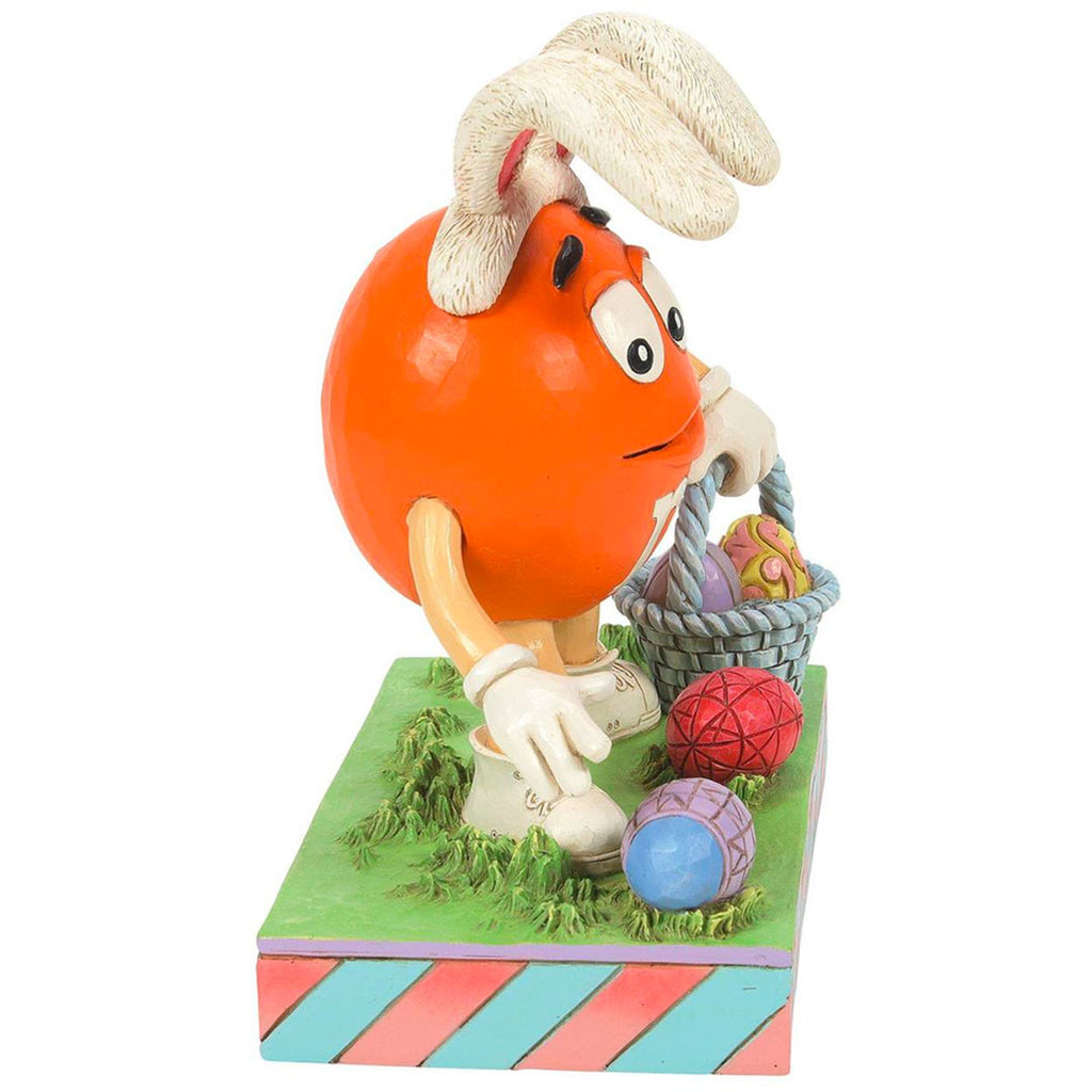 Jim Shore M&M'S Orange Character with Basket side