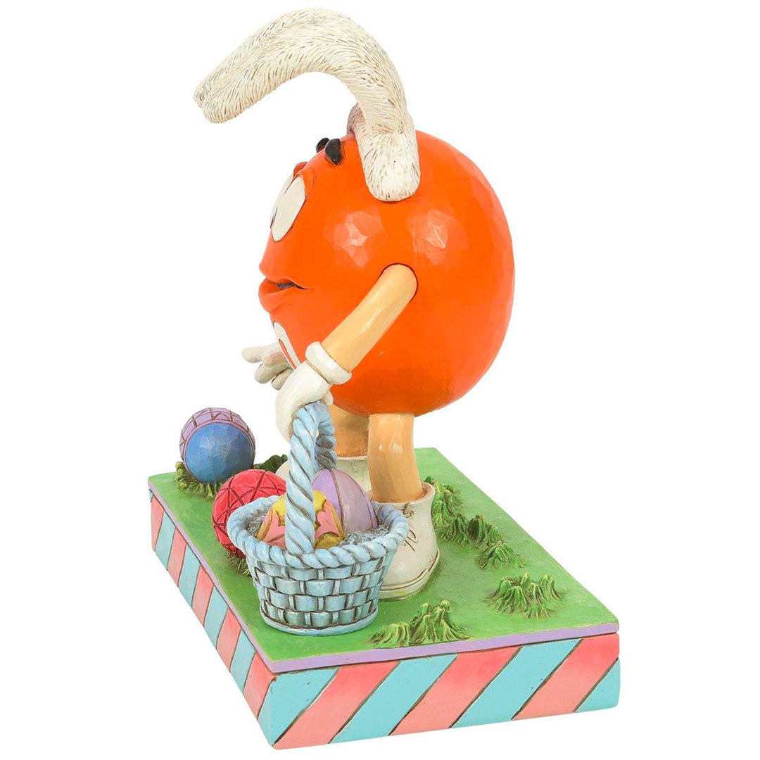 エムアンドエムズイースターオレンジ　ウィズ　バスケットジム・ショアースタチュー M&M'S Orange Character with Basket 5.51