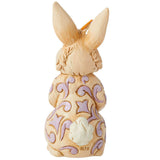 Jim Shore Mini Bunny with Butterfly 3.94" back