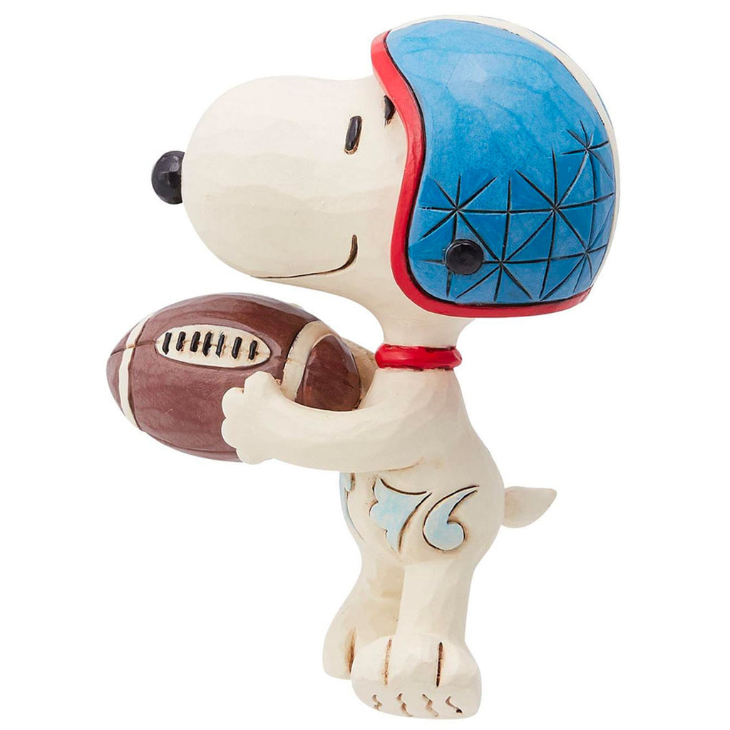 Jim Shore Snoopy Football Mini 3.25" side