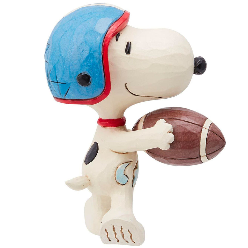 Jim Shore Snoopy Football Mini 3.25" side