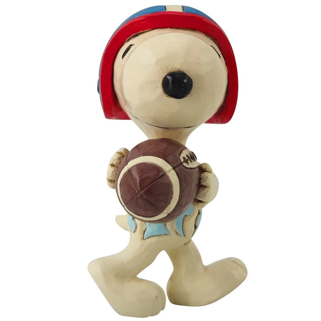 Jim Shore Snoopy Football Mini 3.25" front