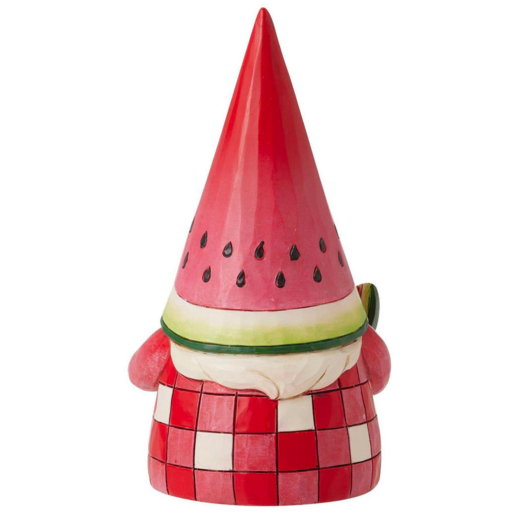 Jim Shore Watermelon Gnome Figurine 4.5" back